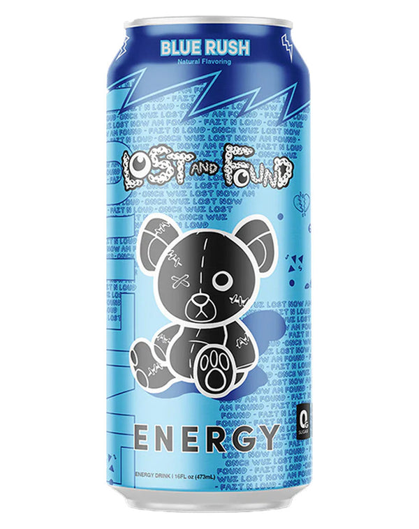 LOST & FOUND Energy Drink blue rush