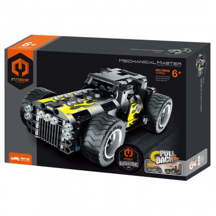 iM.Master Hot Rod Power Vehicle Brick (Pull Back) NO. 5802 177 PCS (Can Combine With 5801)