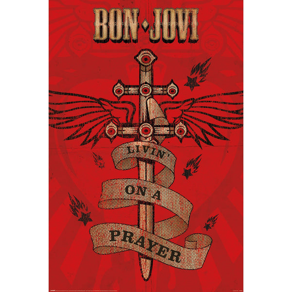 Bon Jovi - Livin' On A Prayer Regular Poster