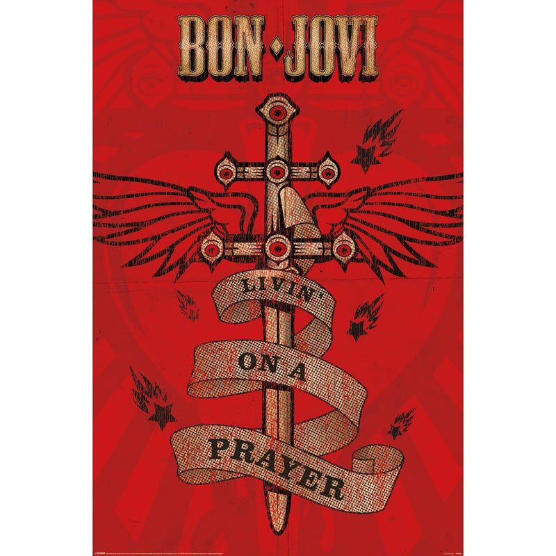 Bon Jovi - Livin' On A Prayer Regular Poster