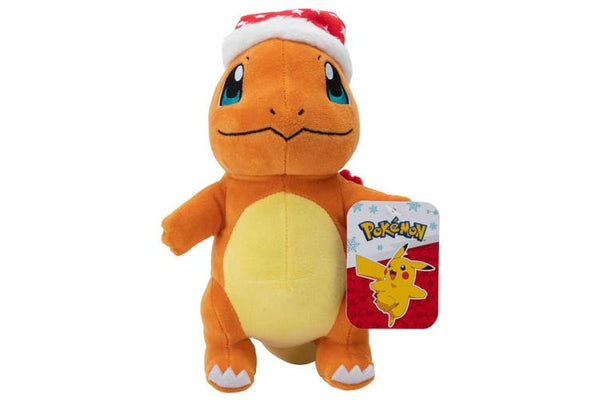 Pokemon Plush - Christmas Holiday Charmander 8"
