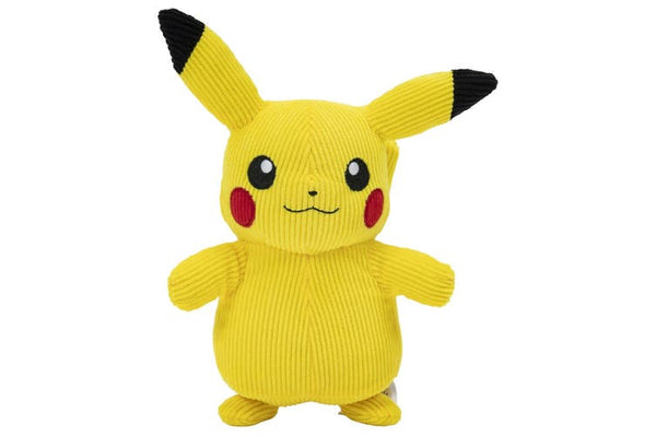 Pokemon Plush Corduroy 8" Pikachu
