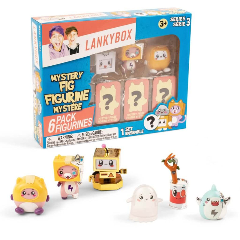 LankyBox Mystery Figures - 6 Pack Assorted Series 3