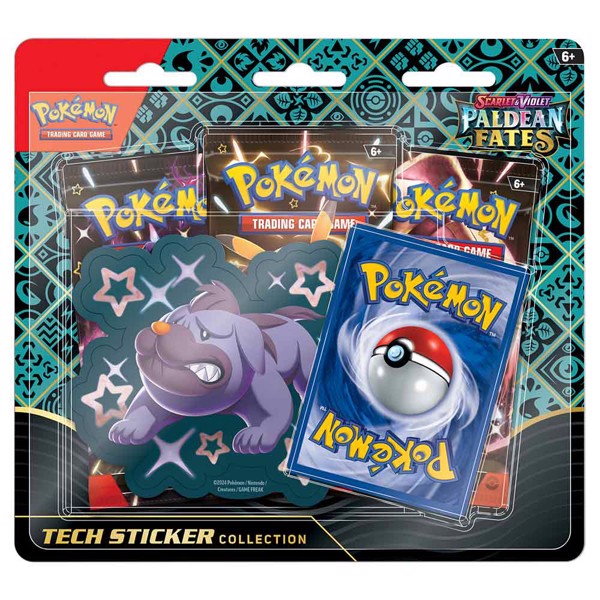 Pokémon TCG SV 4.5 Paldean Fates Tech Sticker Blister