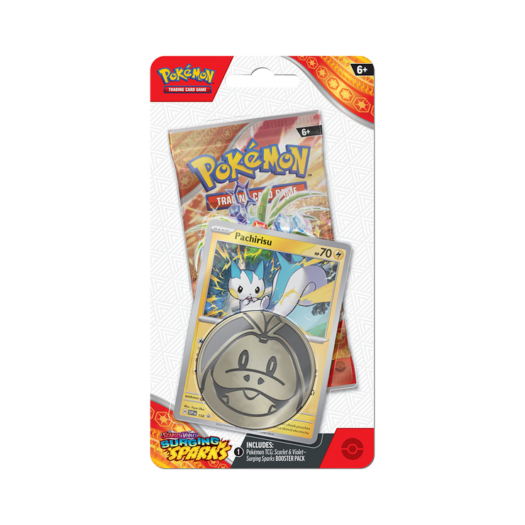 Pokemon TCG - Surging Sparks Blister W/Coin