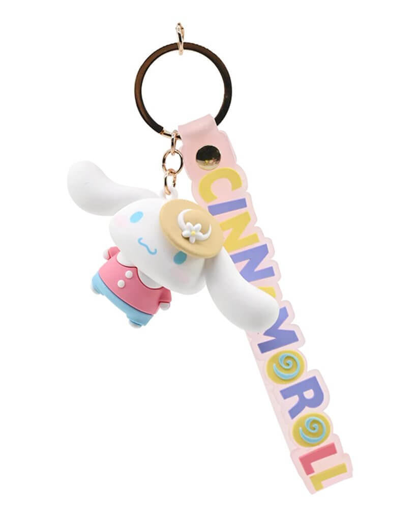 Hello Kitty & Friends Cinnamoroll Animal Keychain with Hand Strap