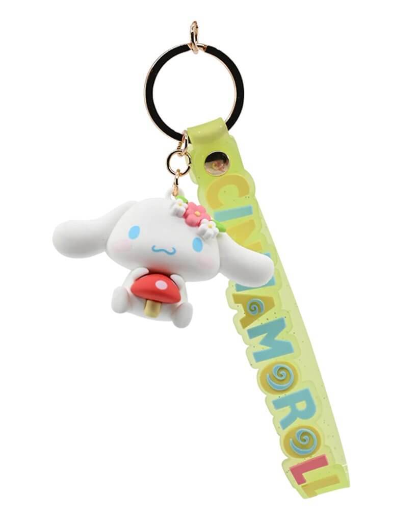 Hello Kitty & Friends Cinnamoroll Animal Keychain with Hand Strap