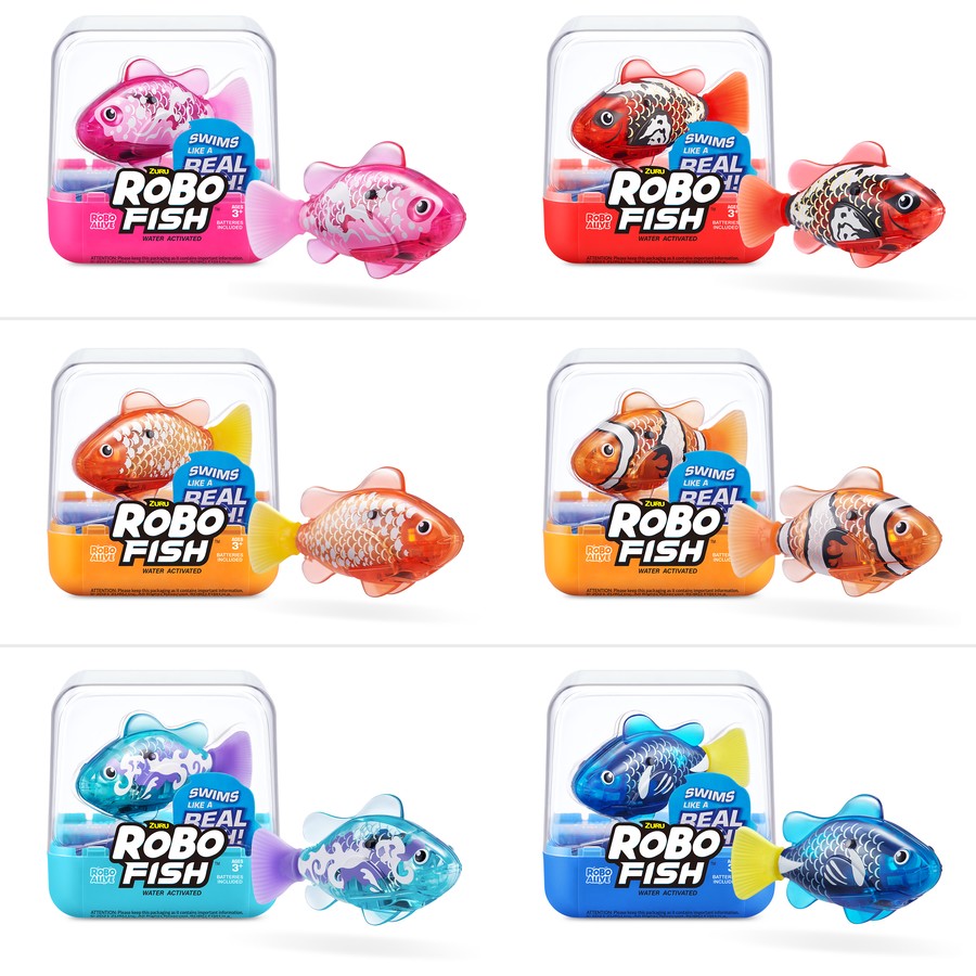 Zuru Robo Alive Robo Fish Assorted