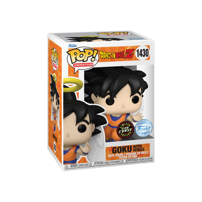 Dragon Ball Z Goku with wings Pop! Vinyl (CHASE) Glow Limited Edition