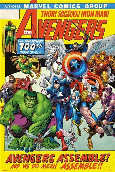 Marvels - Comics Avengers 100th Issue Regular Poster