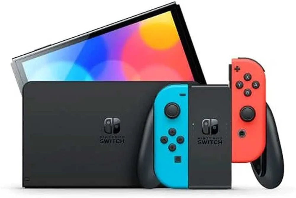 SWI Nintendo Switch OLED Model Console - Neon