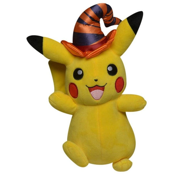 Pokemon - Pikachu Halloween Witch Hat 8" Plush