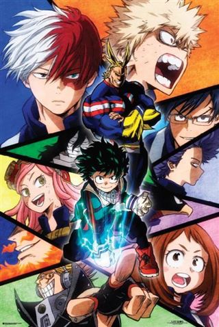 My Hero Academia - Panels Regulad Poster