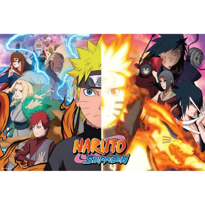 Naruto Shippuden - Split Regular Poster