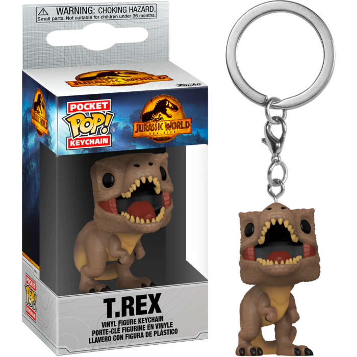 Jurassic World - Jurassic World 3 Dominion T.Rex Pop! Keychain