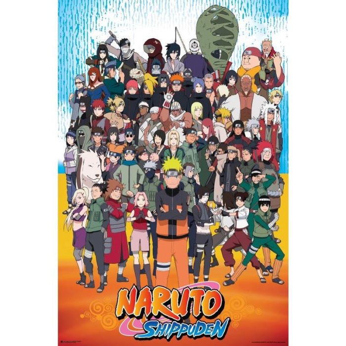 Naruto Shippuden - Cast Regular Poster