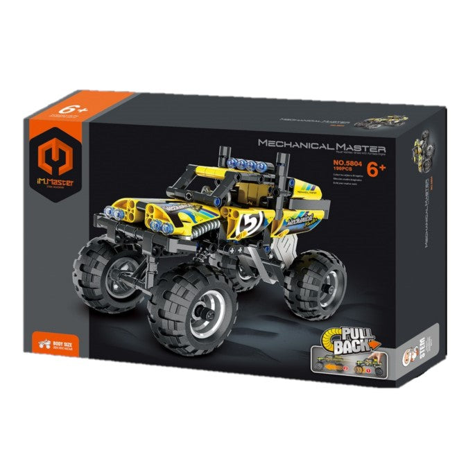 iM.Master Yellow ll-Terrain Vehicle (Pull Back) NO. 5804 199 PCS