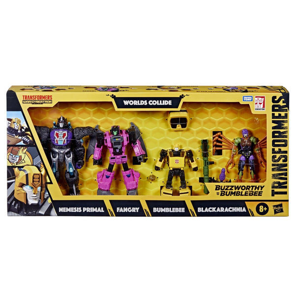 Transformers War for Cyberton Trilogy Buzzworthy Bumbleebee 4 PK