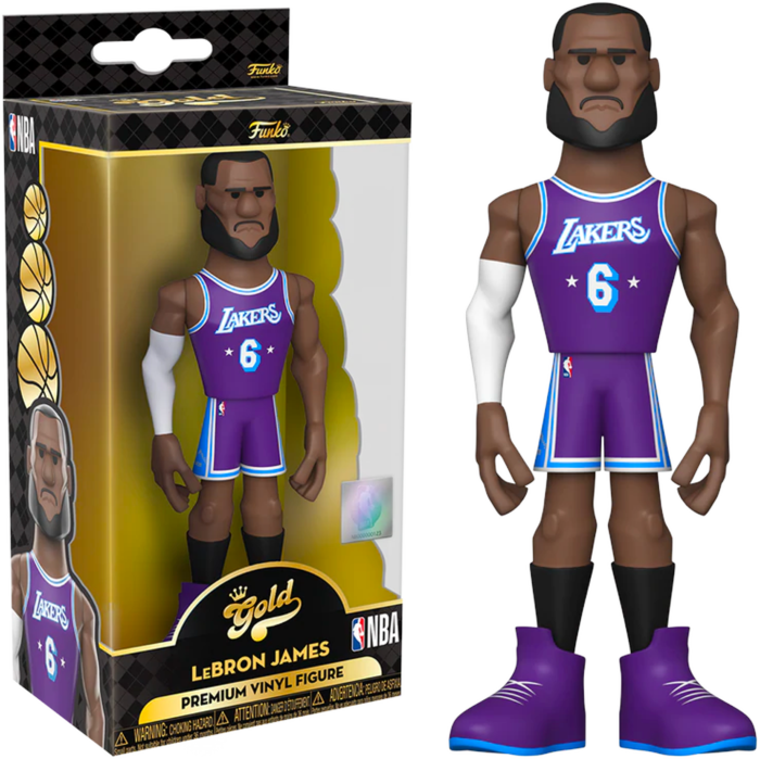 NBA - LeBron James City 5" Vinyl Gold