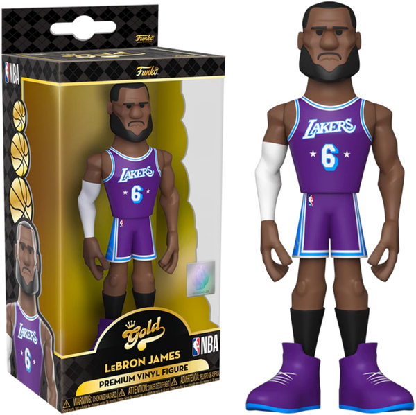 NBA - LeBron James City 5" Vinyl Gold