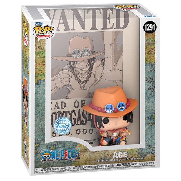 One Piece - Portgas D Ace Wanted US Exclusive Pop! Cover