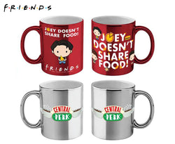 Friends Coffee Mug Metallic Set of 2