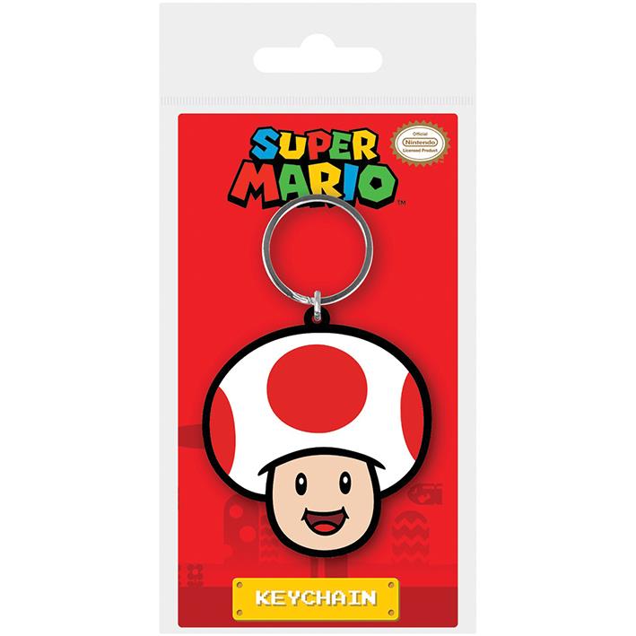 Super Mario - Toad PVC Keychain