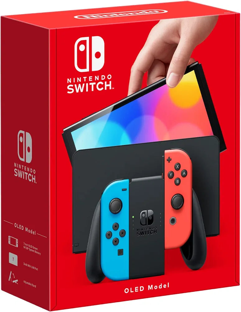 SWI Nintendo Switch OLED Model Console - Neon