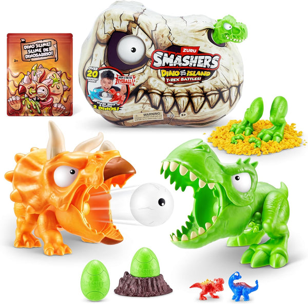 Zuru Smashers Dino Island Series 1 Mini T-Rex Battle Playset Assorted