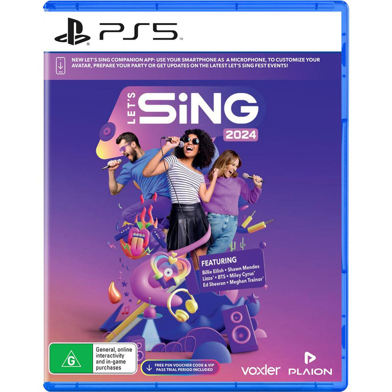 Let's Sing 2024 PS5