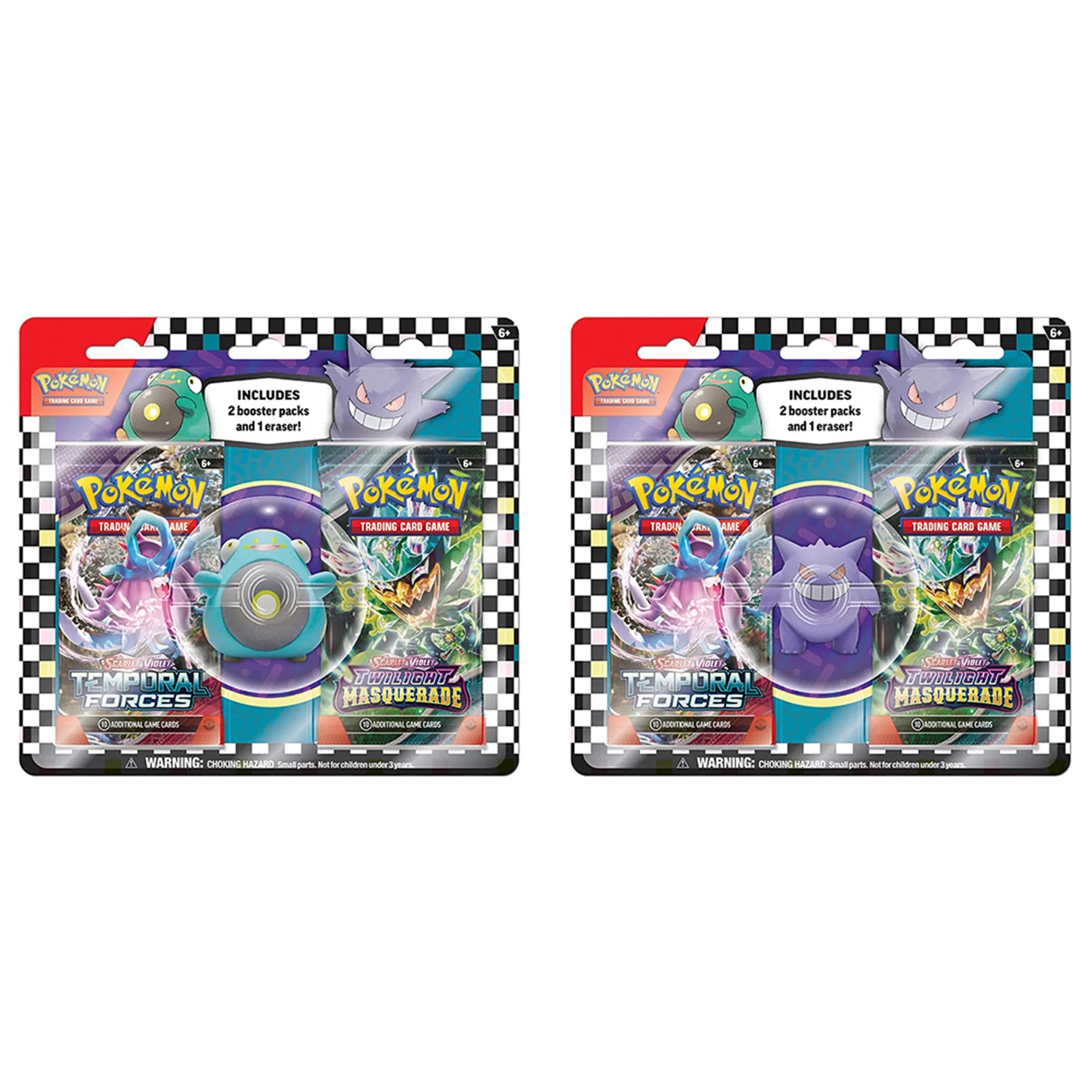 Pokemon - TCG - 2024 Eraser Blister (Assorted)