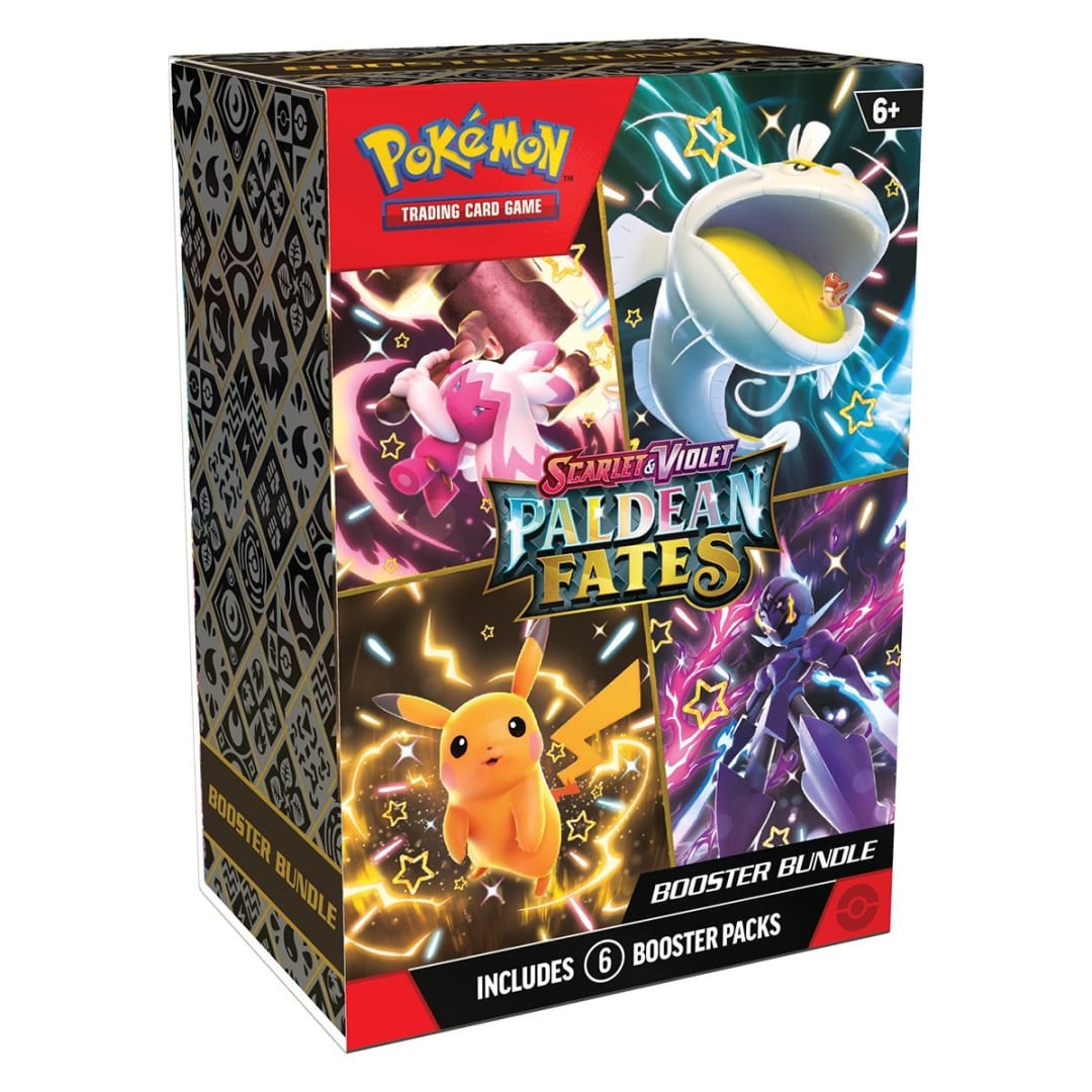 POKÉMON TCG Scarlet & Violet 4.5 Paldean Fates Booster Bundle Set