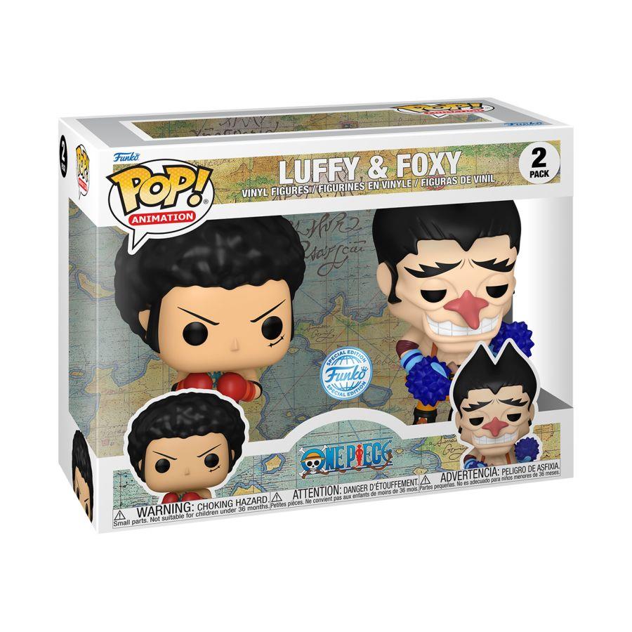 One Piece- Luffy & Foxy Pop! 2PK RS