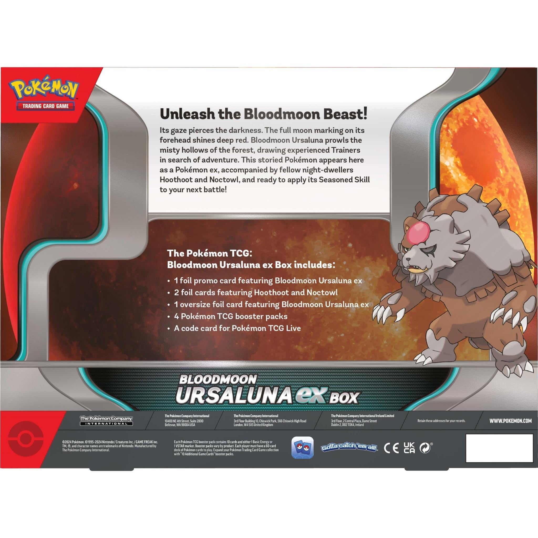 Pokémon TCG Bloodmoon Ursaluna ex box