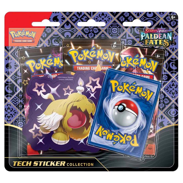 Pokémon TCG SV 4.5 Paldean Fates Tech Sticker Blister