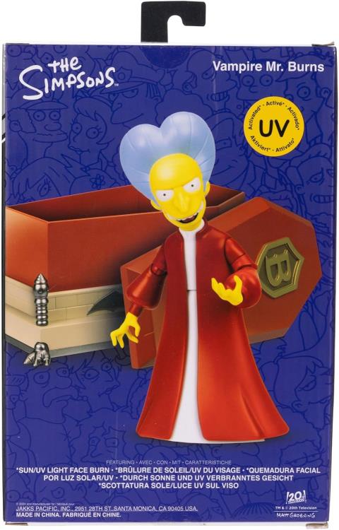 The Simpsons Count Burns Jakks Pacific Premium Action Figure