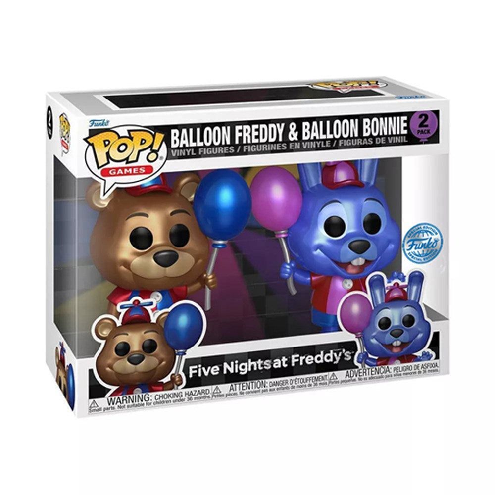 Funko Pop! Five Nights At Freddy's - Balloon Freddy & Balloon Bonnie Special Edition