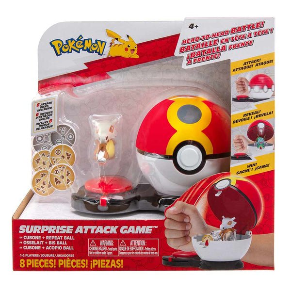 Pokemon Surprise Attack Game Cubone + Repeat Ball