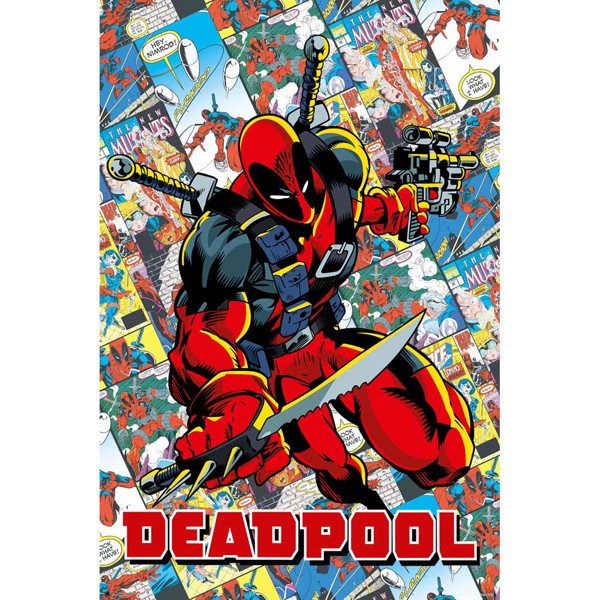 Marvel - Deadpool Comic Collage Regular Poster