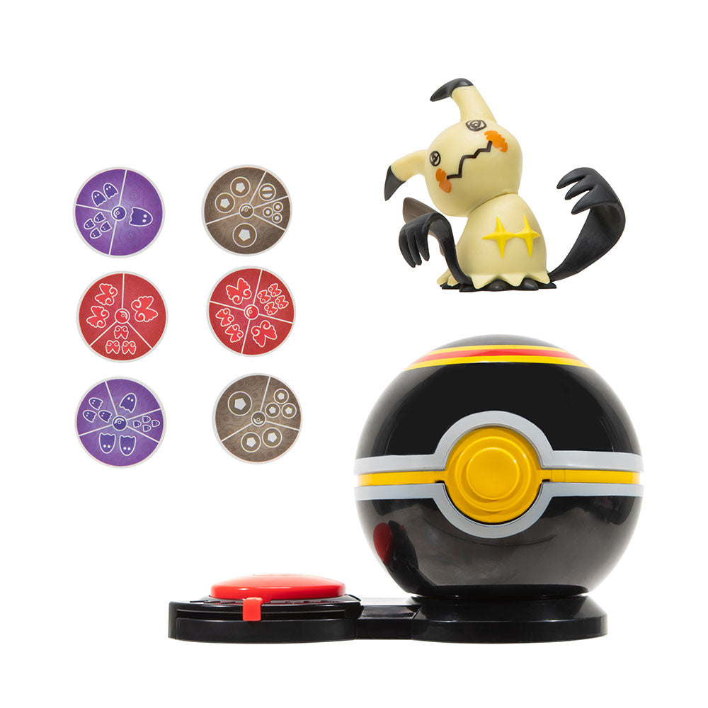 Pokemon Surprise Attack Game Mimikyu + Luxury Ball