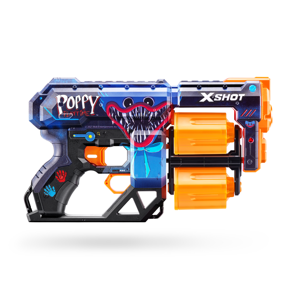 Zuru X-SHOT Skins Dread Blaster Jumpscare Playtime-Poppy