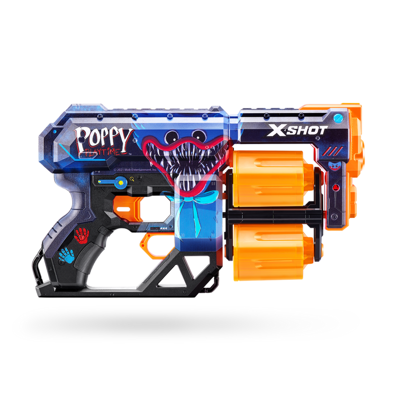 Zuru X-SHOT Skins Dread Blaster Jumpscare Playtime-Poppy