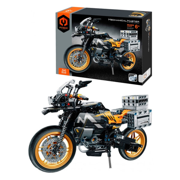 iM.Master Black Motorcycle With Luggage Rack NO. 6835 572 PCS