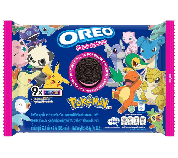 Oreo Pokemon Special Edition  Strawberry Creme 248.4g