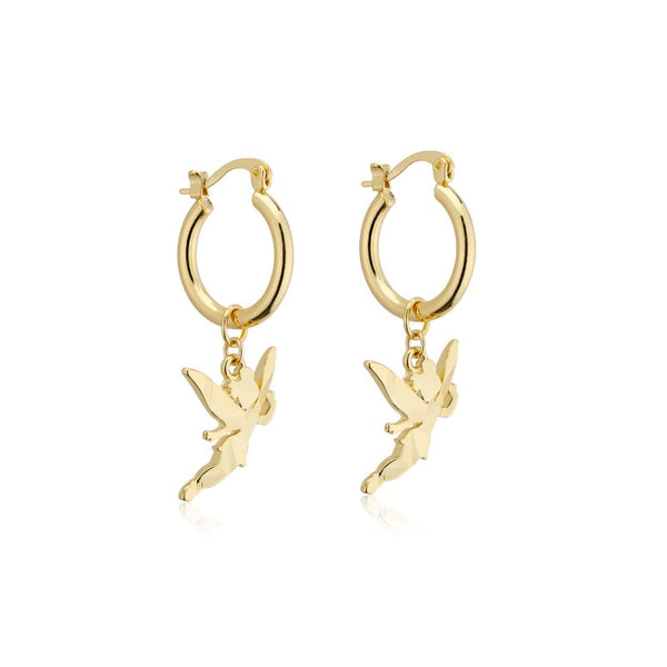 Disney - D100 Tinkerbell Sterling Silver Gold Earrings