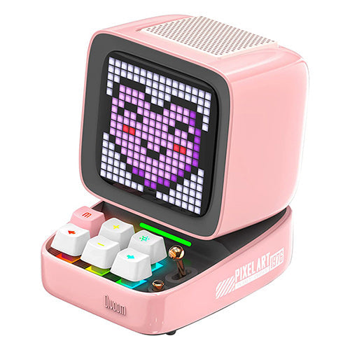 Divoom Ditoo-Pro Retro Pixel Art Bluetooth Speaker Pink