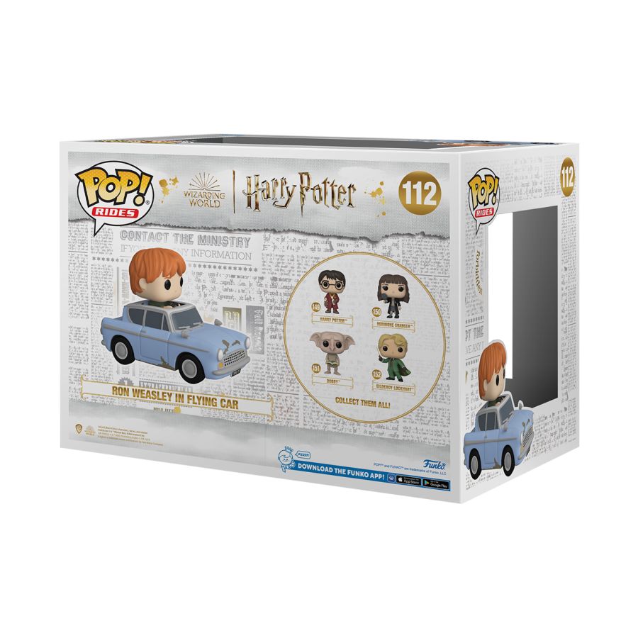 Harry Potter - Ron Weasley in Flying Car Pop! Ride