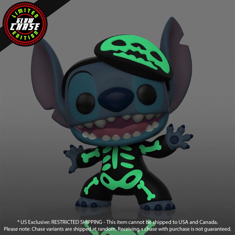 Lilo & Stitch Skeleton Stitch Pop! ( Chase) Limited Edition