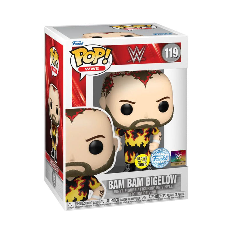 WWE - Bam Bam Bigelow Glow Pop! Vinyl