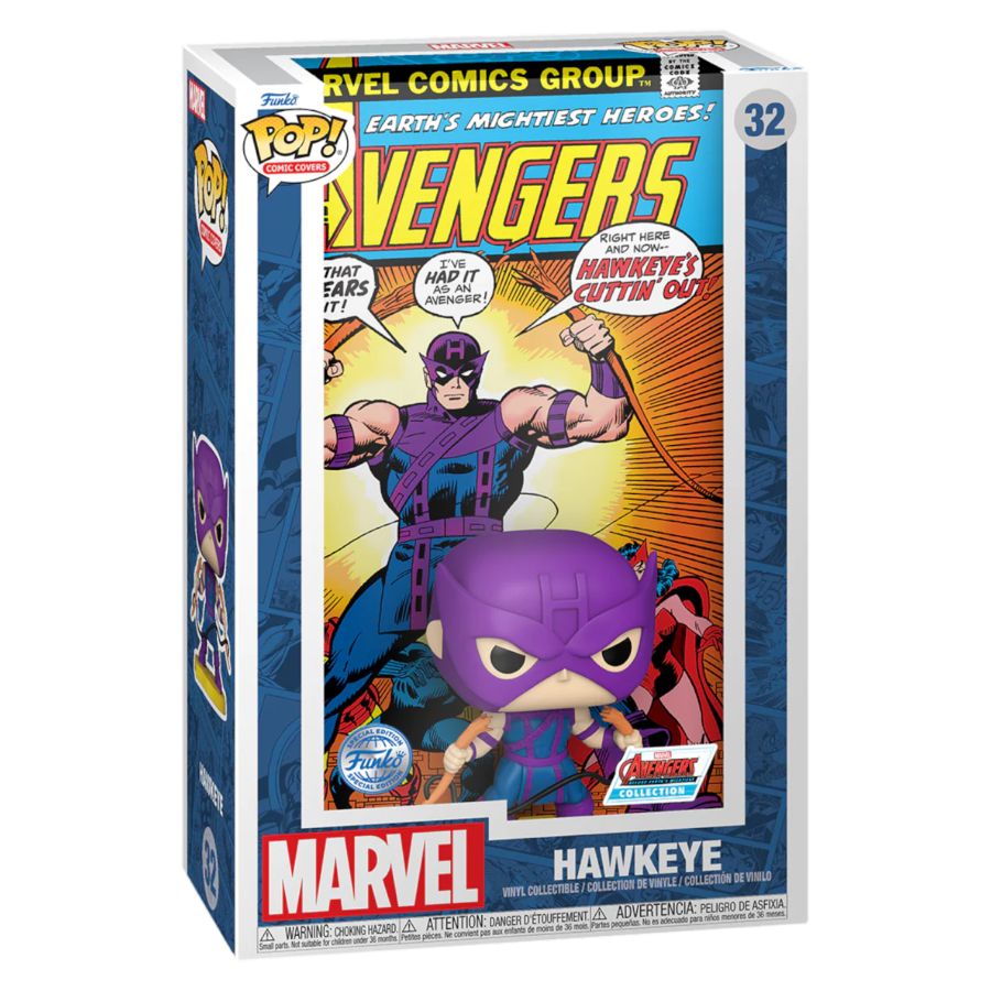 Marvel Comics - Hawkeye Avengers #109 US Exclusive Pop! Comic Cover